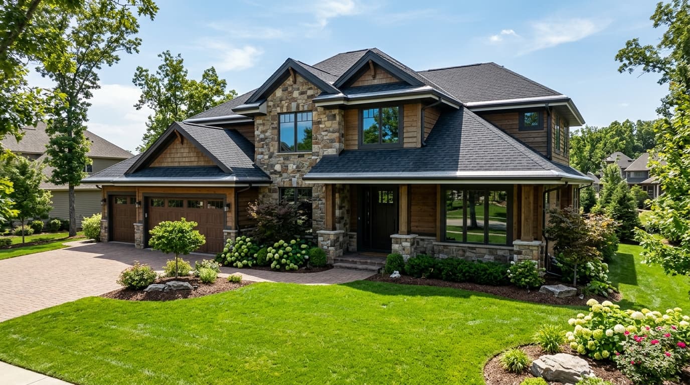 Pinnacle Hills Rogers AR home with 316 marine-grade stainless micro-mesh gutter guards
